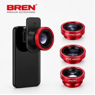Clip-on camera lenses (3 lenses)