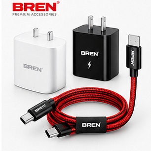 Wall charger and USB-C cable set